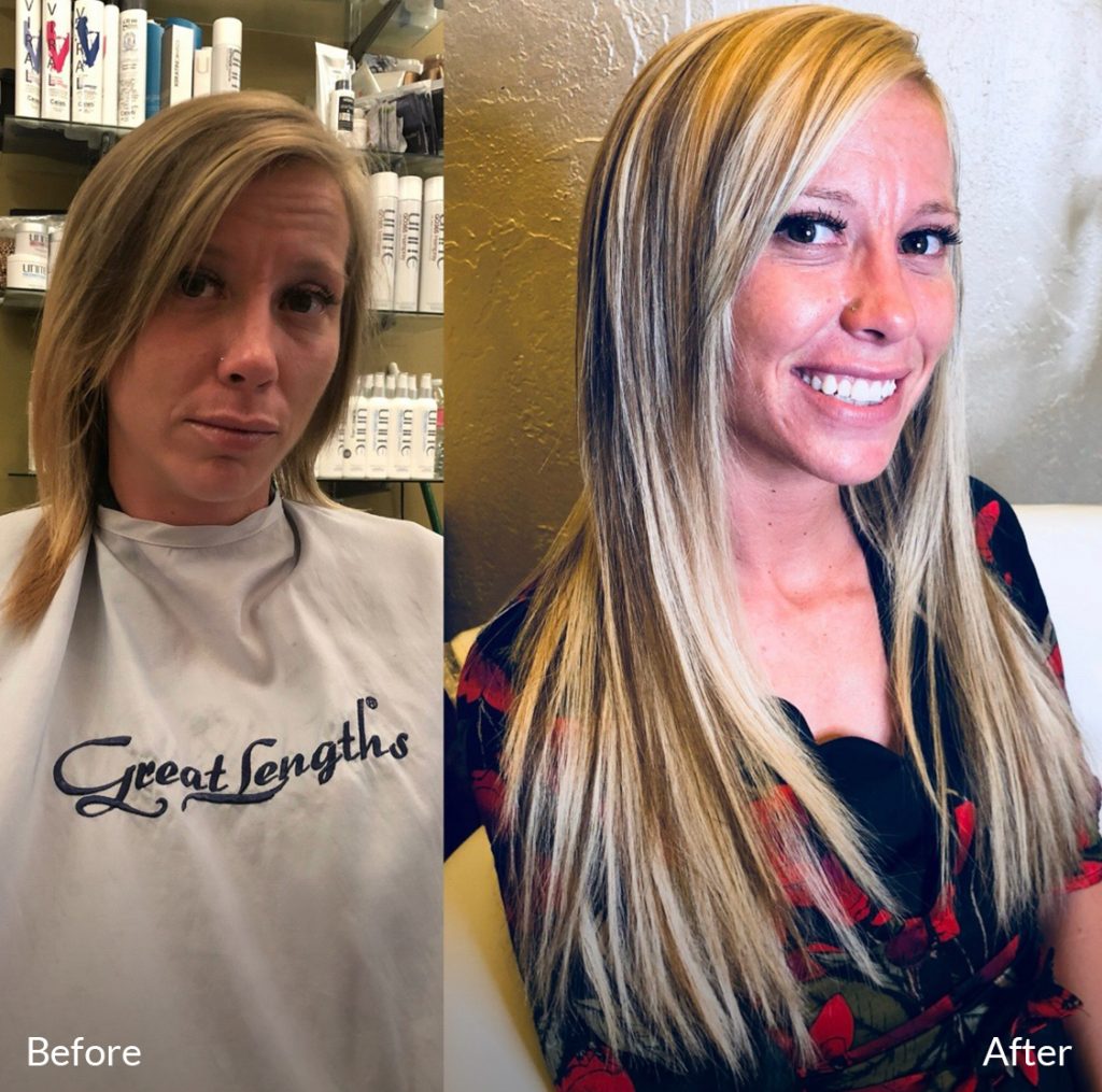 Hair Extensions Before And After - See The Amazing Results In Frisco ...