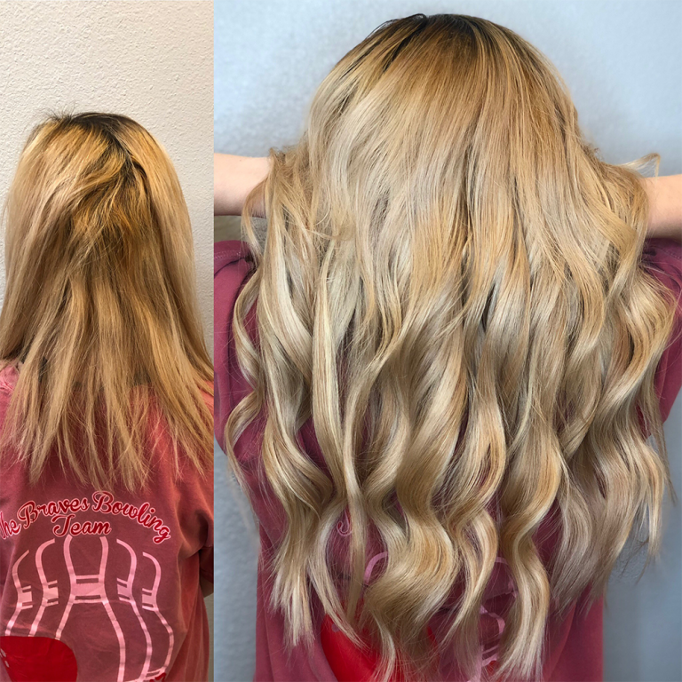 Hair Extensions Before And After - See The Amazing Results In Frisco ...