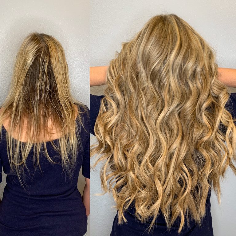 Hair Extensions Before And After See The Amazing Results In Frisco! Vogue Hair Extensions Salon