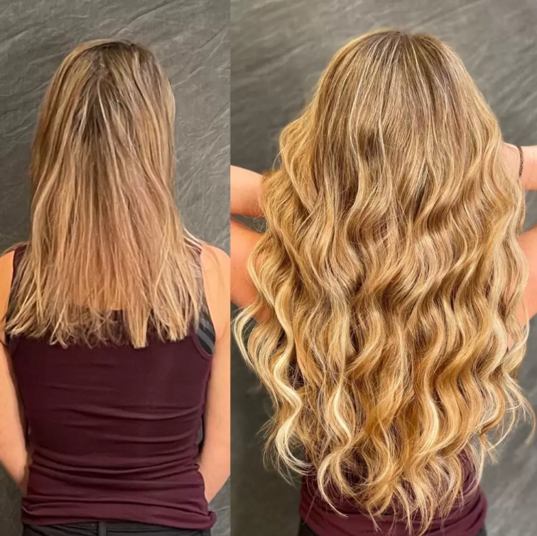 Blond hair color in Frisco.