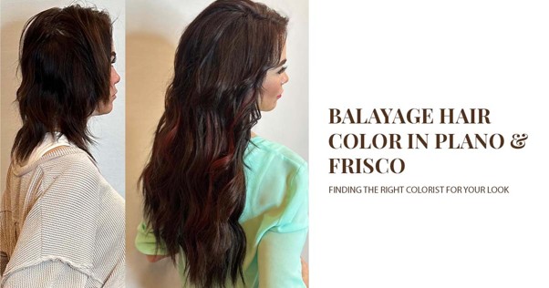 balayage hair color near Plano, TX